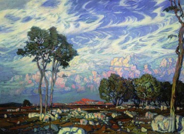 derniers rayons 1903 Konstantin paysage Peinture à l'huile